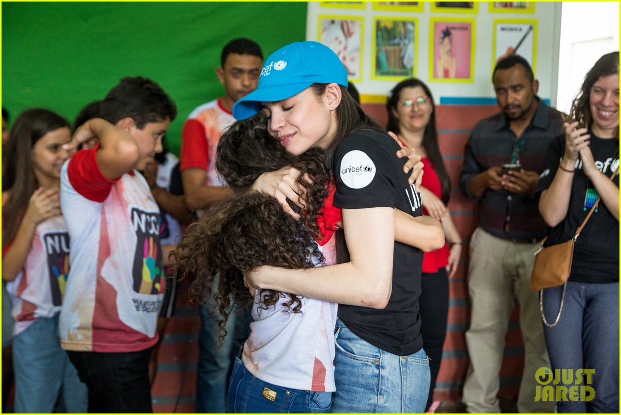 Full Sized Photo of Sofia Carson Visits UNICEF Programming in Brazil